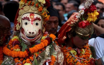 पाटनमा आज नरसिंह जात्रा मनाइँदै : देव ब्राह्मण समुदायले जात्रा गर्ने परम्परा